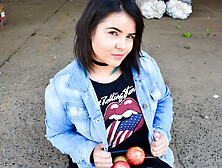 Curvy Colombian Babe Xiomara Picked Up,  Fucked Hardcore And Facialized