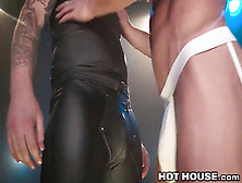 Hothouse Leather Dude Makes Big Dick Muscle Daddy Spunk!