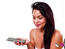 HISPANIC MOUNTS her FAN.  Carol Linda hunts her follower to give him an unforgettable night