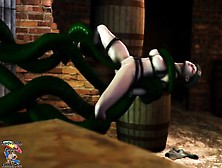 Jill Valentine Vs Tentacles (Have Subtitles)