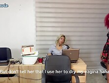 Previa Delivery Fucks 3 Office Workers