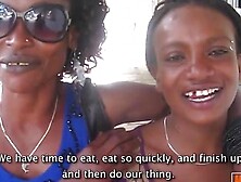 Beautiful Young African Lesbians Make Passionate Love