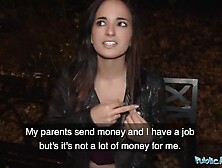 Public Agent Spanish girl twat pounded by a stranger