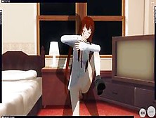 3D Hentai Kurisu Makise Gets Fucked In The Room (Steins Gate)