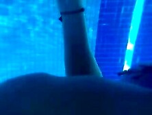 Fucking In The Pool With My Girlfriend With A Happy Ending, We Fucked Very Well And She Gave