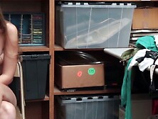 Cute Shoplifter Takes Big Cock Down theаетators Jeans