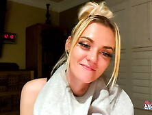 Skinny Blonde Cutie Sassy Sucks A Cock Before She Gets Her Pussy Pounded!