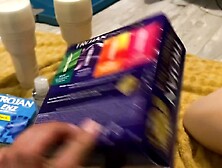 My stuff have have a fun sex adult that large sex doll, fleshlights, lube life, KY Liquid, and cock rubber.