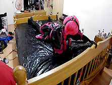 Sissy Self Bondage Sofa