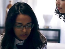 UNBELIEVABLE COLLEGE DEBUT! Freshmen Slut Gets Destroyed in Anal ThreeSome