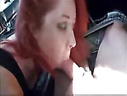Redhead teenie car sex