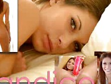 Flexible Teen with Tight Pussy Masturbates with Dildo