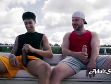 Most good Buds Bust Nuts Jointly on Boat - Str8 to HOMOSEXUAL!