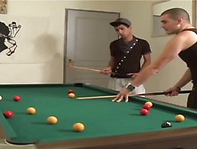 Frenchporn. Fr - Three Young People Are Playing Billiards