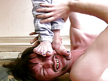 Foot Gagging,  Gag Feet,  Throat Trampling