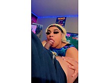 Call of Duty DeepThroat two: Izzy chokes on Ghosts BBC