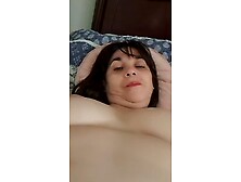 Hot stepmom shows off her body on camera