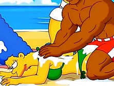 Married Housewife Likes Sucking and Banging Large Ebony Rods. Toon Parody. The Simpsons parody. Superlatively good Compilation F