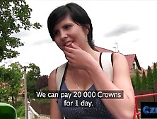 nineteen Year Old with Large Melons was very Shy but this babe eventually took the KNOB - CzechXXX