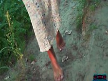 Perfect ass skinny Ukrainian MILF Sveta L Kenya solo outdoor with Playboy