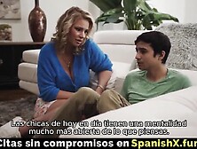 Passionate Milf Fucks Stepson. Espanol Subtitles