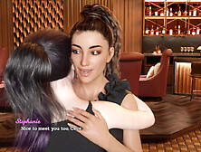 Steamy hentai visual novel featuring hot blonde and busty brunette in an erotic adventure