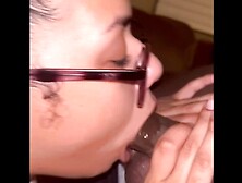 Lightskin Black Blows BBC Til She Gets a Cum-shot To The Face