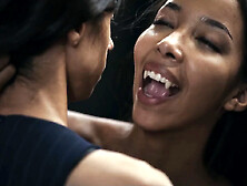 Ebony Vampire Mistress Lia Lin - Lesbian Latina Slave Mesmerized for Hardcore Domination