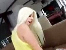 Sexy Blonde Gets Fucked Very Rough By Two Big Dicks