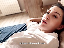 Stepbrother Woke Up With Hard Knob Poking Up Large Butt Step Sister and This chab Couldn't Resist to Bang Her