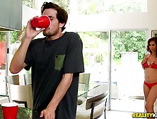 Charming Poolside Milf hardcore adult video