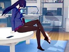 Komi Pleasures only by toejob