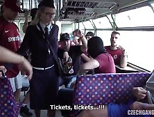 Czech Holly Bus Conductor gb: Blowjob, Missonary & Amateur Porn