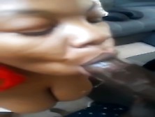 Ebony Thot Sucks Dick