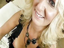 Anal Loving Mature Blonde Nympho Takes Big Facial