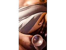 Playing with my 8 inch dildo