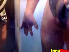 Powerhouse Muscle Bear TylerSaint Dominates Submissive Stud in Intense BDSM Scene