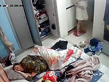 cctv catches a busty women after bath