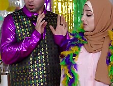 Adorable Arab babe Violet Gems is seduced by her pussy starved boyfriend