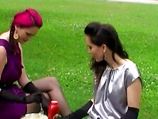 Foot Worship Goddess - Sole Licking Footjob with Hot Blonde
