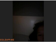 Hot girl on Omegle playing with tits