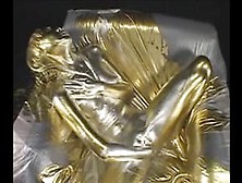 Japanese slobber-filled with gold paint 2