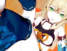 Genshin Impact Kirara Sex Time Job 1080p Blonde Nekogirl Creampie Mmd 3D Blue Clothes Color Edit Smixix