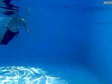 Swimming pool hawt erotics with Mimi Cica clothed up