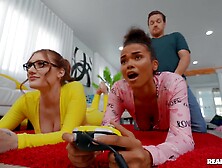 Interracial Threesome Hardcore No Need To Fap With A Butt Flap Part 2 Kyle Mason, Aria Kai, Alina Ali