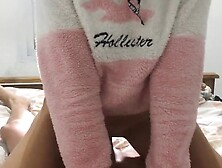 College couple fucks after class,  and she asks for creampie