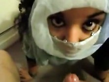 Hijab Girl Gets A Facial