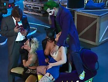 Wonder-Babe Joker And Spills His Radioactive Milk - Xxx Cosplay Orgy!