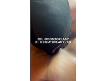 Lady Ferocity bangs her sissy student for a last exam