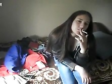 Incredible Amateur Girlfriend,  Smoking Porn Scene